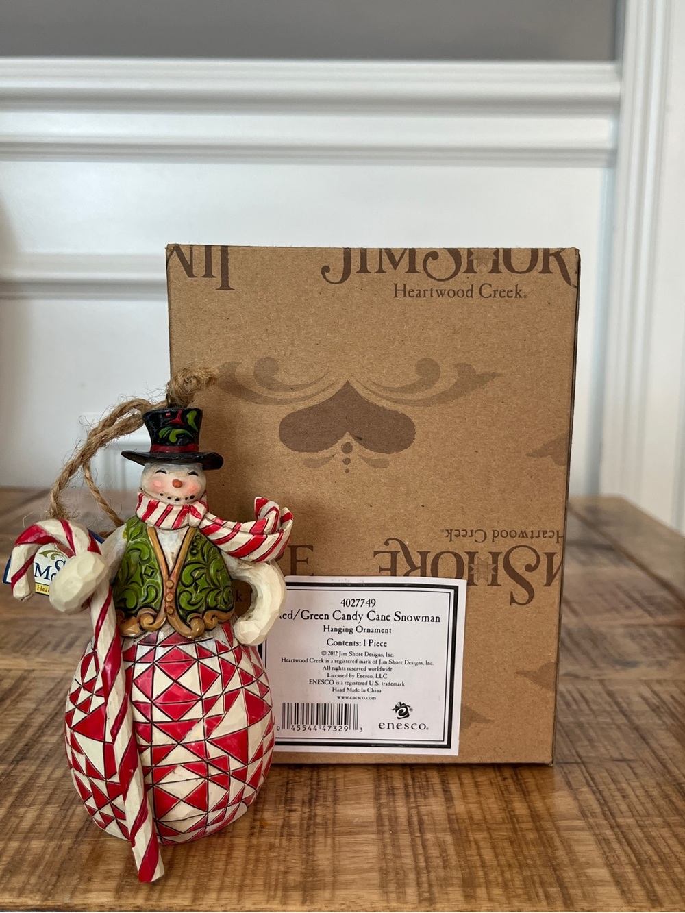 NIB Jim Shore Heartwood Creek Ornament: "Sweet Treat"